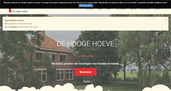 Desktop Screenshot of dehoogehoeve.nl